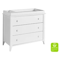 Sprout 3-Drawer Changer Dresser - White
