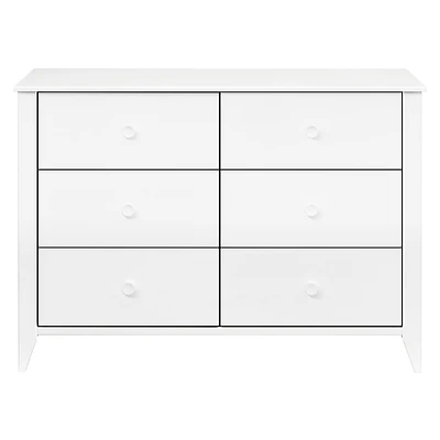 Commode Double 6 tiroirs Sprout - Blanc