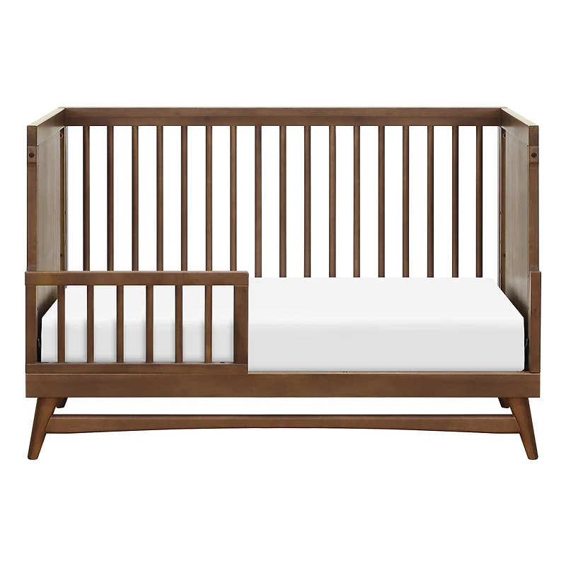Peggy Mid-Century 3-in-1 Convertible Crib - Walnut