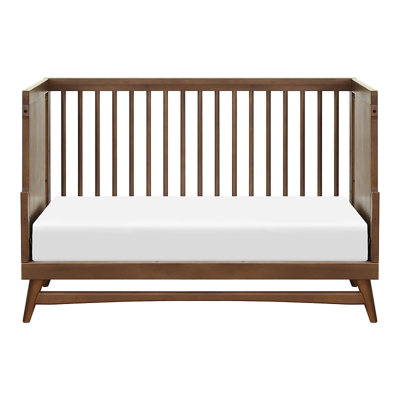 Peggy Mid-Century 3-in-1 Convertible Crib - Walnut