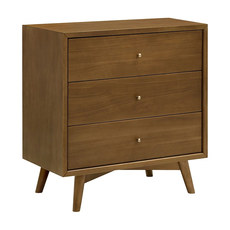 Palma 3-Drawer Assembled Dresser - Natural Walnut