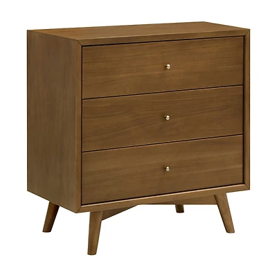 Palma 3-Drawer Assembled Dresser - Natural Walnut