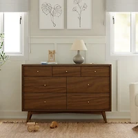 Commode 7 Tiroirs Palma - Noyer