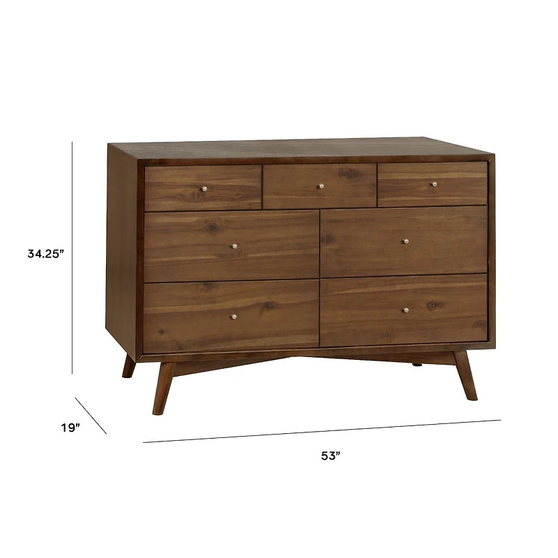 Commode 7 Tiroirs Palma - Noyer