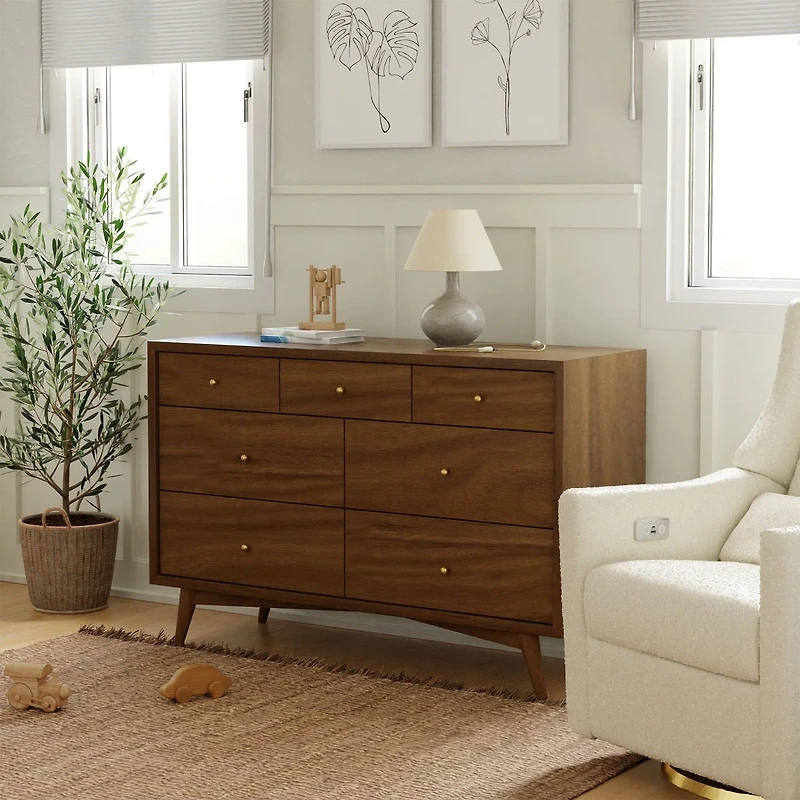 Commode 7 Tiroirs Palma - Noyer