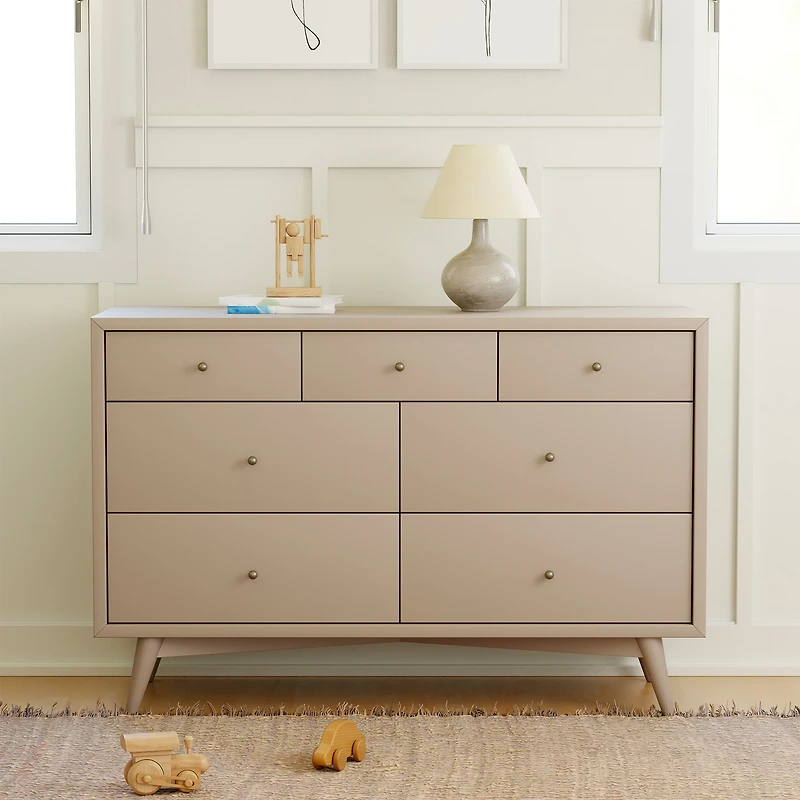 Commode 7 Tiroirs Palma -Taupe