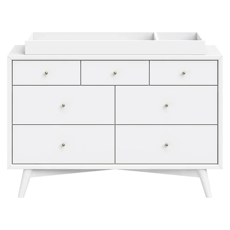 Palma 7-Drawer Double Dresser - White