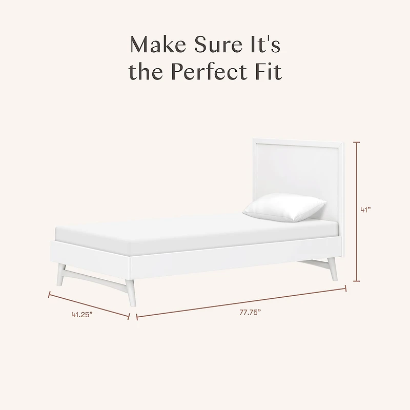 Lit Simple Palma - Blanc