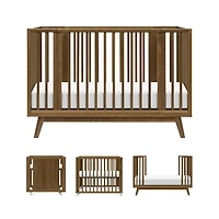 Couchette Convertible Palma 8-en-1 - Noyer