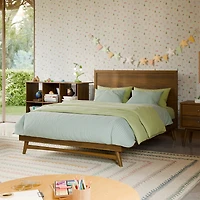 Double Bed Bondi - Walnut Natural