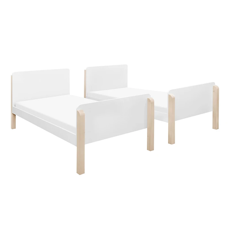 TipToe Bunk Bed - White / Washed Natural