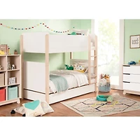 TipToe Bunk Bed - White / Washed Natural