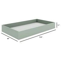 Universel Twin Storage Trumble Bed -  Sage