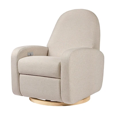 Fauteuil Inclinable Berçant avec commande Électronique et port USB Nami - Beige