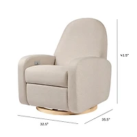 Fauteuil Inclinable Berçant avec commande Électronique et port USB Nami - Beige