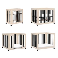 Couchette Convertible 8 en 1 Yuzu - Naturel Lavé / Noir