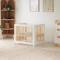 Couchette Convertible 8 en 1 Yuzu  - Blanc / Naturel