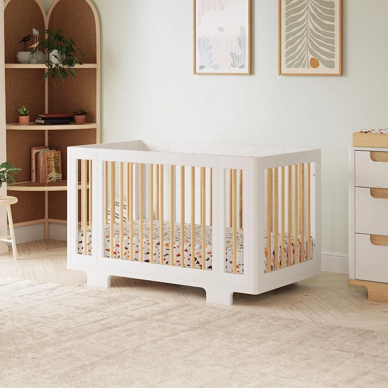 Couchette Convertible 8 en 1 Yuzu  - Blanc / Naturel