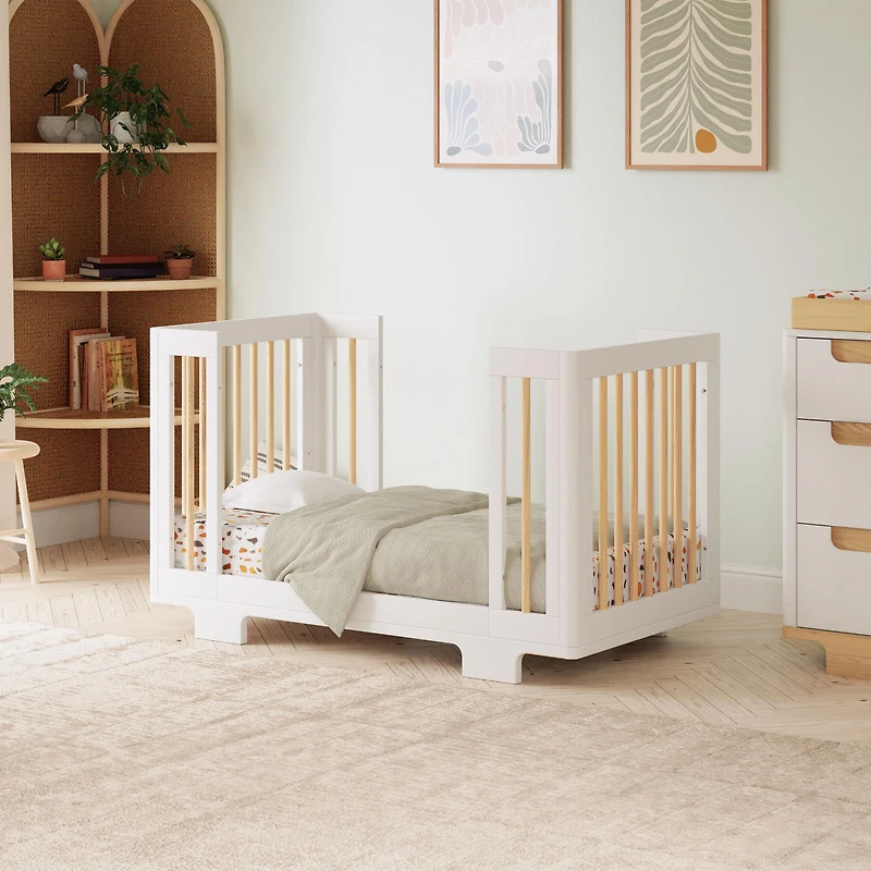 Couchette Convertible 8 en 1 Yuzu  - Blanc / Naturel