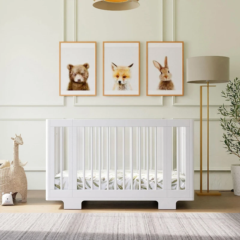 Yuzu 8-in-1 Convertible Crib - White