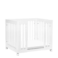 Yuzu 8-in-1 Convertible Crib - White