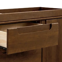 Meuble à Langer 3-Tiroirs Yuzu - Naturel Noyer