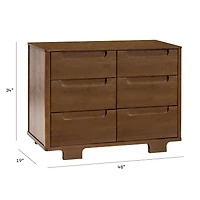 Commode 6 Tiroirs Yuzu - Noyer