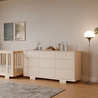 Commode 9 Tiroirs Yuzu - Naturel Lavé