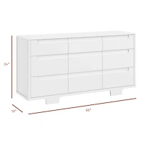 Commode 9 Tiroirs Yuzu - Blanc