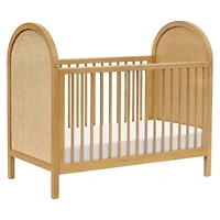 Bondi Cane 3-in-1 Convertible Crib with Toddler Bed Kit - Honey / Natural Cane