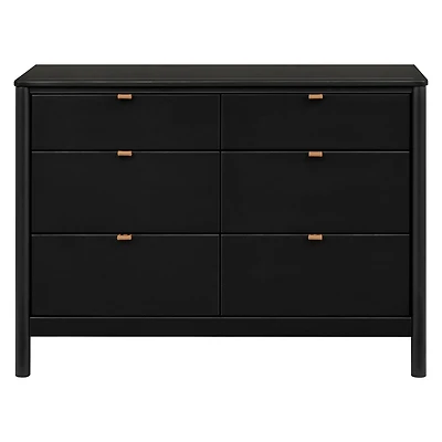 Bondi 6-Drawer Assembled Dresser - Black
