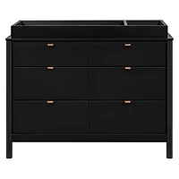 Bondi 6-Drawer Assembled Dresser - Black