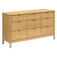 Bondi 9-Drawer Assembled Dresser - Honey