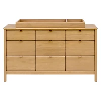 Bondi 9-Drawer Assembled Dresser - Honey