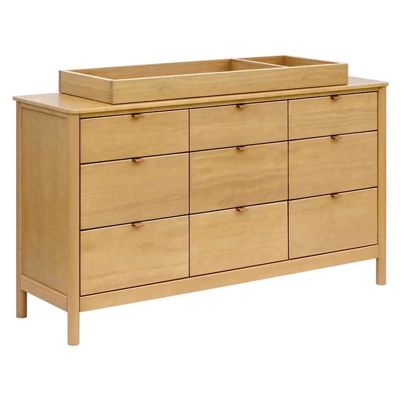 Bondi 9-Drawer Assembled Dresser - Honey