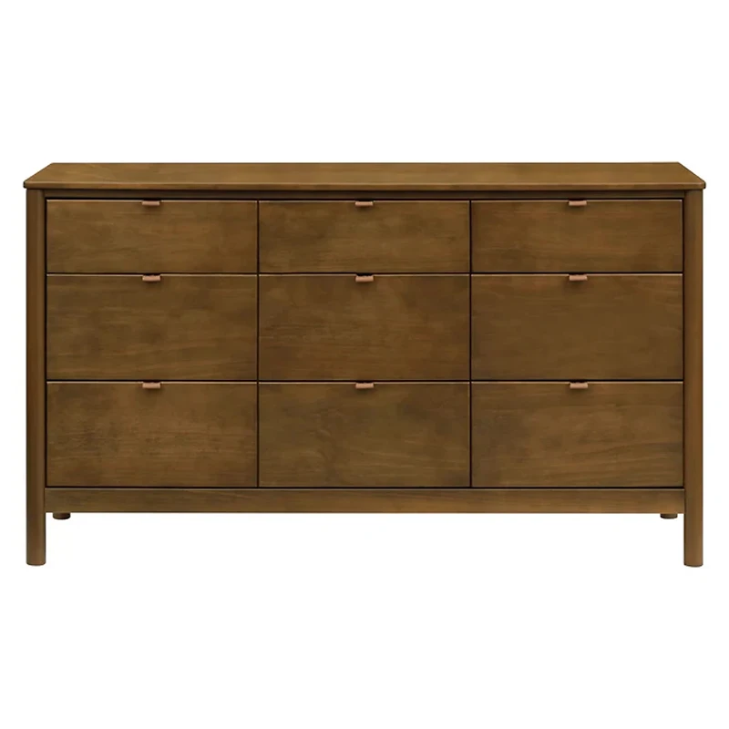Bondi 9-Drawer Assembled Dresser - Natural Walnut
