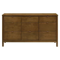 Bondi 9-Drawer Assembled Dresser - Natural Walnut