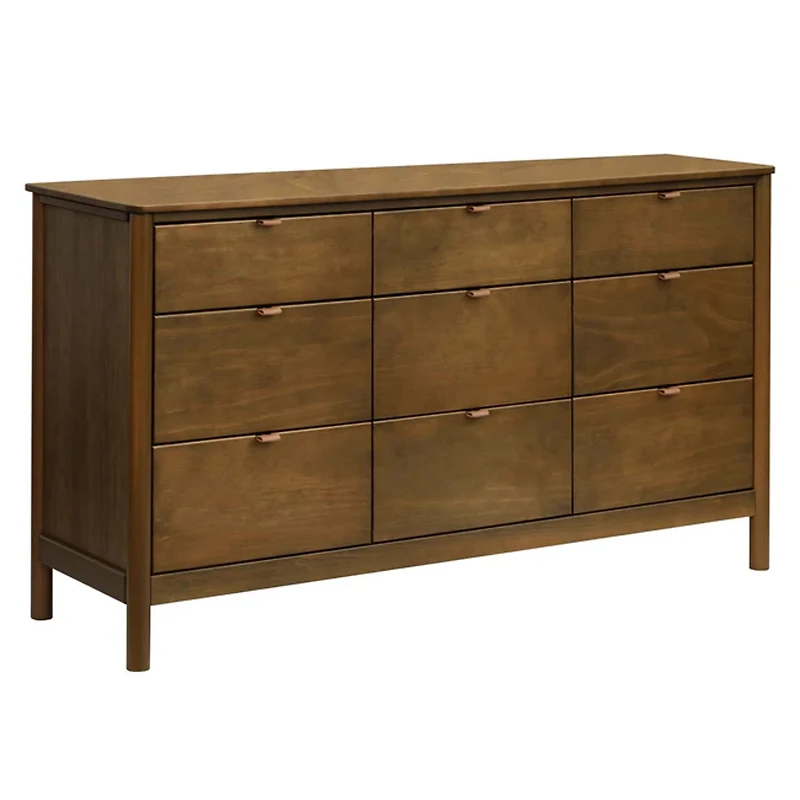 Bondi 9-Drawer Assembled Dresser - Natural Walnut