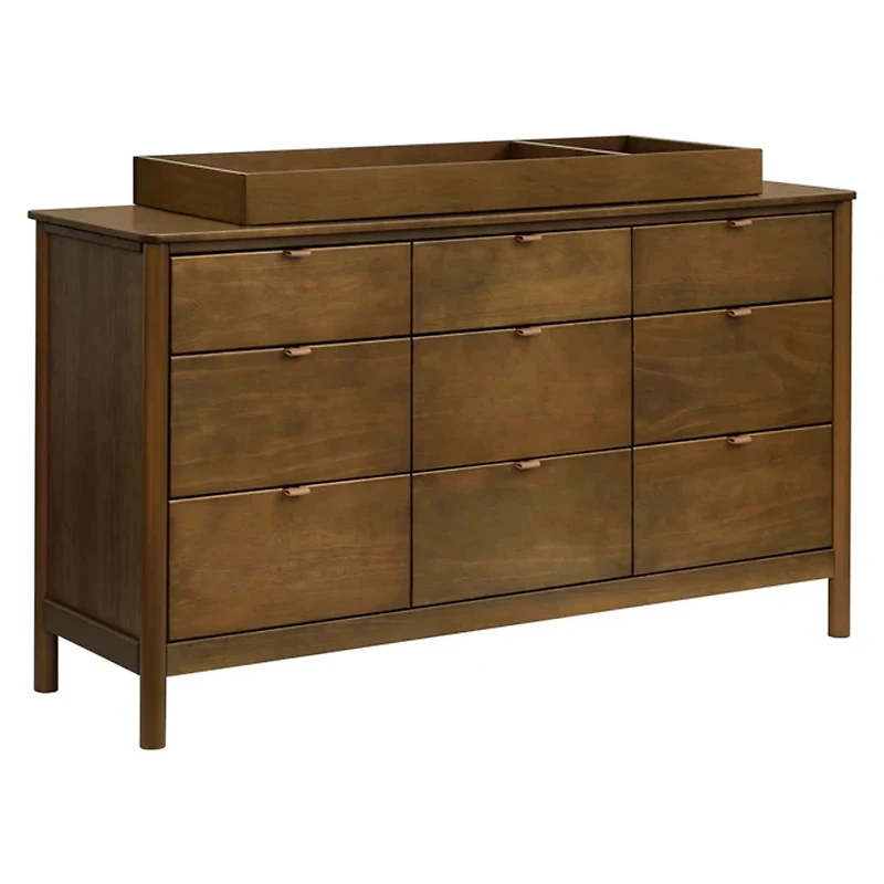 Bondi 9-Drawer Assembled Dresser - Natural Walnut