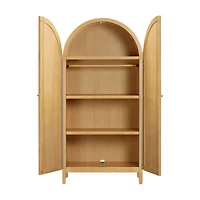 Bondi Cane Armoire - Honey