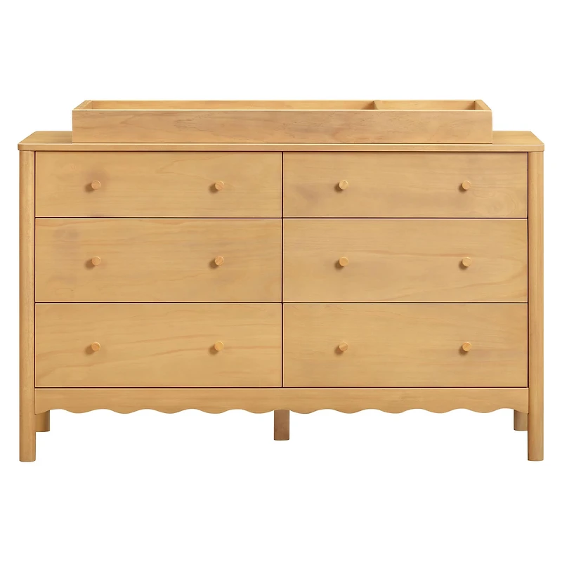 Swell 6-Drawer Assembled Dresser - Honey