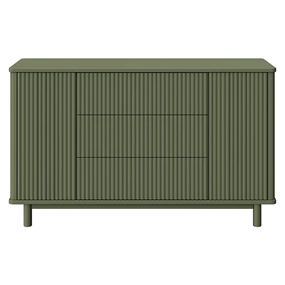 Commode assemblée Pogo Tambour - Olive