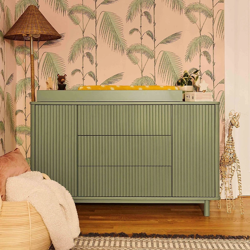 Commode assemblée Pogo Tambour - Olive