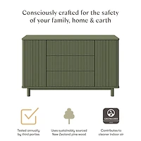 Commode assemblée Pogo Tambour - Olive