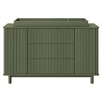 Commode assemblée Pogo Tambour - Olive