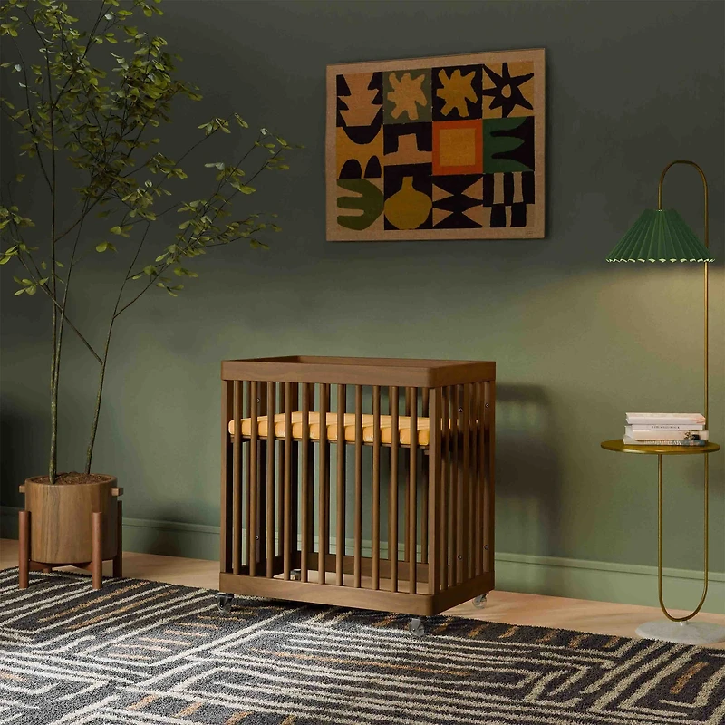 Couchette Convertible 8-en-1 Pogo avec kits de conversion - Noyer naturel