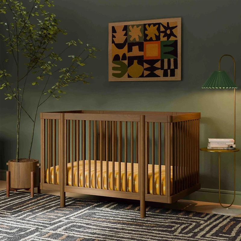 Couchette Convertible 8-en-1 Pogo avec kits de conversion - Noyer naturel