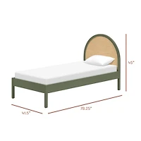 Moab Twin Bed - Olive/Ash