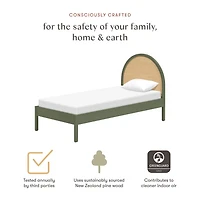Moab Twin Bed - Olive/Ash