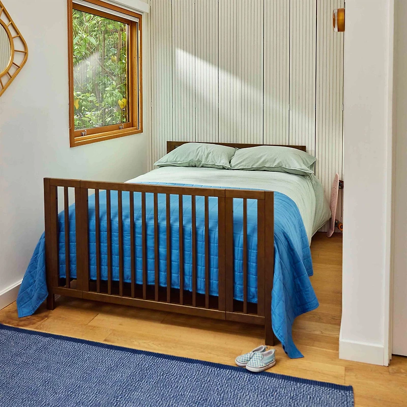 Rolli 9-in-1 Convertible Crib - Walnut Natural